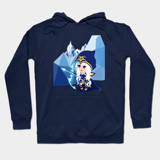 Ashe (Chibi) Hoodie by zoddie